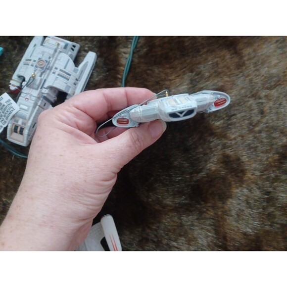 Star Trek Star Ship Lot Of 4 Hallmark Christmas Ornaments 90's - Picture 7 of 9